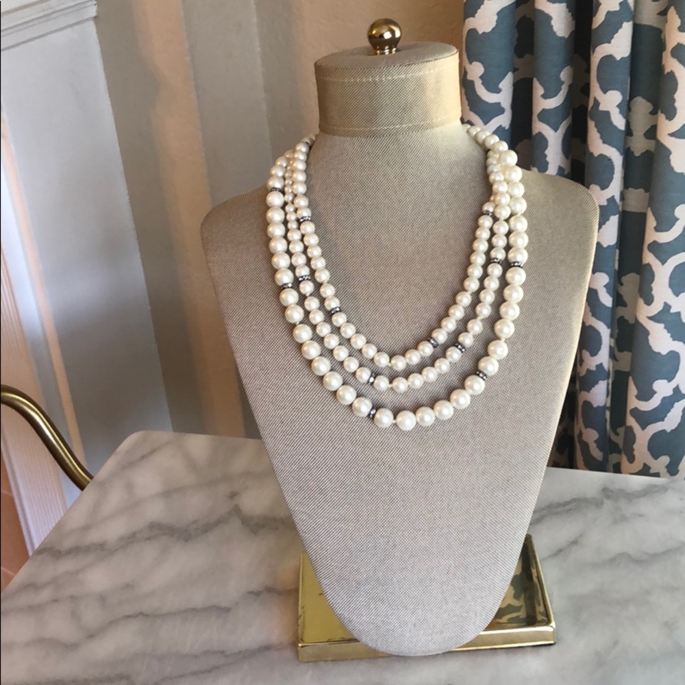Stella & Dot Mara Pearl Necklace